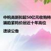 中钨高新拟超50亿元收购柿竹园 矿端趋紧钨价居近十年高位 |速读公告