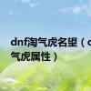 dnf淘气虎名望（dnf淘气虎属性）