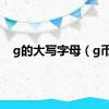 g的大写字母（g币）