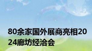 80余家国外展商亮相2024廊坊经洽会