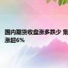 国内期货收盘涨多跌少 集运指数涨超6%