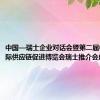 中国—瑞士企业对话会暨第二届中国国际供应链促进博览会瑞士推介会成功举办