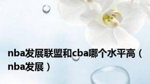 nba发展联盟和cba哪个水平高（nba发展）