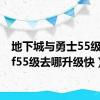 地下城与勇士55级（dnf55级去哪升级快）