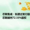 芯联集成：拟通过发行股份购买芯联越州72.33%股权