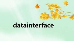 datainterface