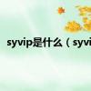 syvip是什么（syvip）