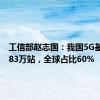 工信部赵志国：我国5G基站超383万站，全球占比60%