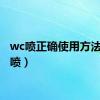 wc喷正确使用方法（wc喷）