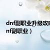 dnf副职业升级攻略（dnf副职业）