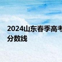 2024山东春季高考录取分数线