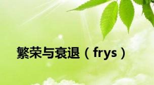 繁荣与衰退（frys）