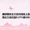 国债期货主力合约持续上涨，30年期主力合约涨0.37%报109.37