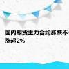 国内期货主力合约涨跌不一 铁矿涨超2%