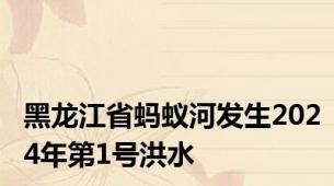 黑龙江省蚂蚁河发生2024年第1号洪水