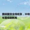 国债期货全线收涨，30年期和10年期续刷新高