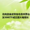 北向资金逆势加仓贵州茅台 多只沪深300ETF成交额大幅增长