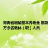 青海省增加基本养老金 惠及全省53万余名退休（职）人员