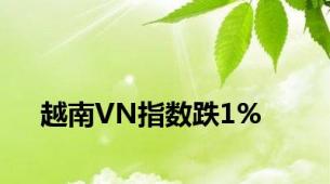 越南VN指数跌1%