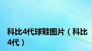 科比4代球鞋图片（科比4代）