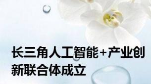 长三角人工智能+产业创新联合体成立