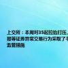 上交所：本周对35起拉抬打压、虚假申报等证券异常交易行为采取了书面警示等监管措施