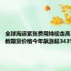 全球海运紧张费用持续走高 集运指数期货价格今年飙涨超343%