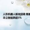 人形机器人板块回调 斯菱股份、丰立智能跌超5%