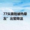 77头猪险被热晕 “蓝朋友”出警降温