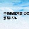 中药板块冲高 香雪制药涨超15%