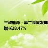 三峡能源：第二季度发电量同比增长28.47%