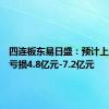 四连板东易日盛：预计上半年净亏损4.8亿元-7.2亿元