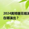 2024黄绮珊无锡演唱会在哪演出？