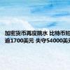 加密货币再度跳水 比特币短线下挫逾1700美元 失守54000美元/枚