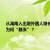 从湖南入出境外国人增长5倍，为何“暴涨”？