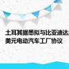 土耳其据悉拟与比亚迪达成10亿美元电动汽车工厂协议