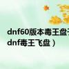 dnf60版本毒王盘子流（dnf毒王飞盘）