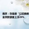 南京：存量房“以旧换新”公积金贷款额度上浮20%