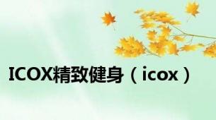 ICOX精致健身（icox）