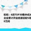 机构：6月TOP30集中式长租公寓企业累计开业房源量较5月增加约1.8万间