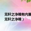 无轩之净魄有内置cd（无轩之净魄）