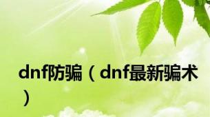 dnf防骗（dnf最新骗术）