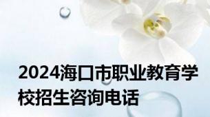 2024海口市职业教育学校招生咨询电话