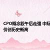 CPO概念股午后走强 中际旭创股价创历史新高