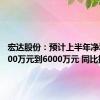 宏达股份：预计上半年净利润5000万元到6000万元 同比扭亏