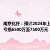 南京化纤：预计2024年上半年净亏损6500万至7500万元