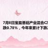 7月8日宝盈基础产业混合C净值下跌0.78%，今年来累计下跌21.65%