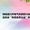 特锐德川开电气荣获四川省电力企业协会“先进会员企业”称号