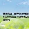 铭普光磁：预计2024年前半年亏损6500.00万元-8500.00万元 同比止盈转亏