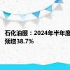 石化油服：2024年半年度净利润预增38.7%